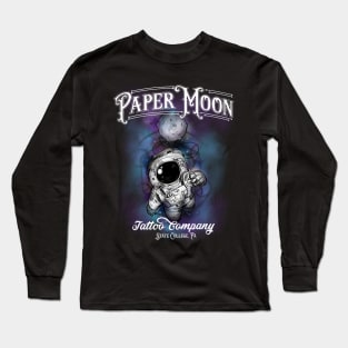 Paper Moon Tattoo Co Moon Man Long Sleeve T-Shirt